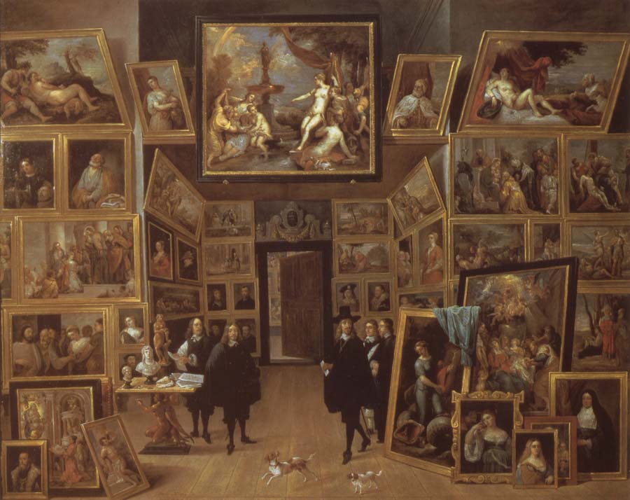 The paintings gallery of aartshertog Leopold Wilhelm of Austria